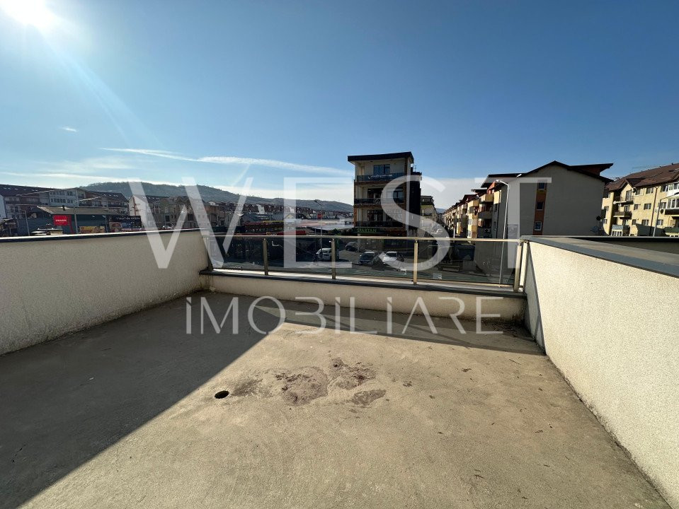 Spațiu comercial str.EROILOR 45mp + terasa | Parcări | Finisat