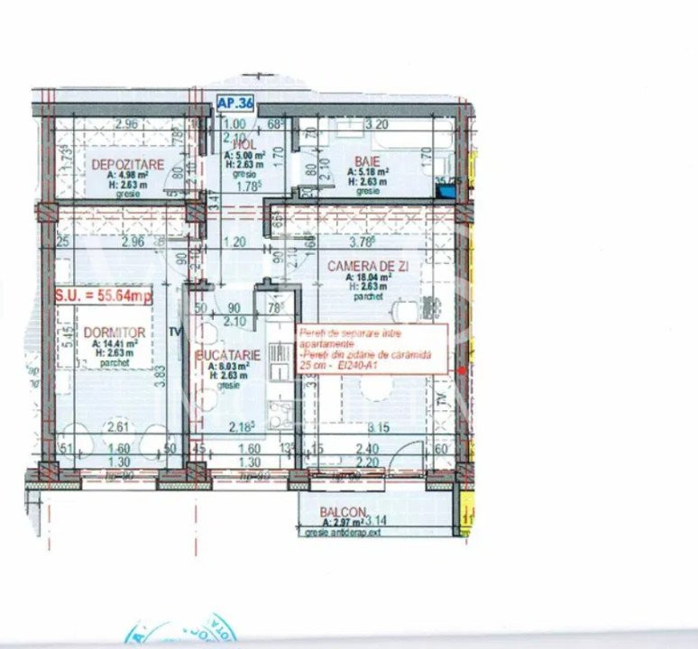 Apartament 2 camere | Finisat | 56mp | str. Urusagului | Parcare