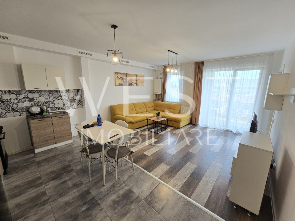 Apartament 2 cam 48mp+Terasa! Mobilat/Utilat modern! Teilor! Parcare!