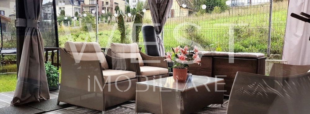 Apartament superfinisat 2 camere,78mp cu gradina superba 50mp!