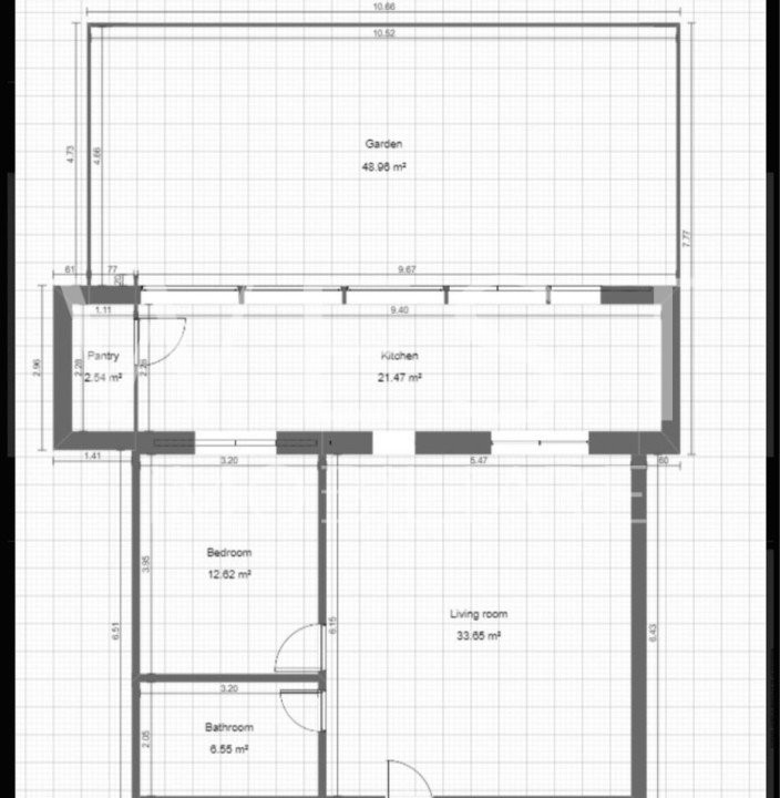 Apartament superfinisat 2 camere,78mp cu gradina superba 50mp!