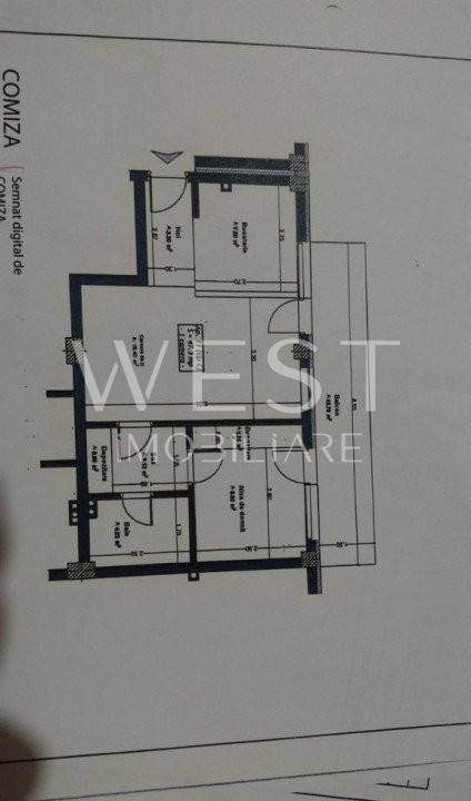 Apartament 2 camere! Complet finisat! Teilor! Parcare! View superb!