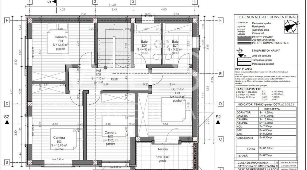 Casa individuala 160mp+330mp teren! 6 Camere! Baciu/Suceagu! Nou! CF! 