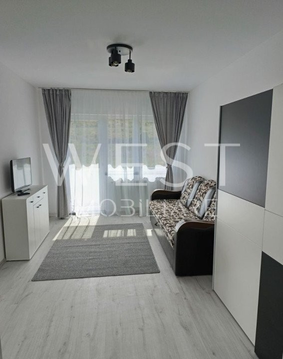 Apartament modern 1 camera+balcon/etaj intermediar/zona Terra
