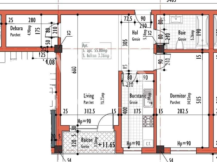 Apartament decomandat 2 camere LA CHEIE-ideal investitie|Dambul Rotund
