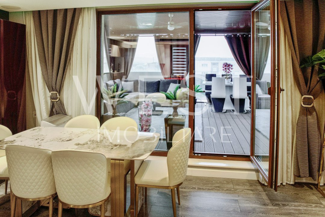PENTHOUSE DE EXCEPȚIE- 3 camere, 80mp | 2 PARCĂRI SUBTERANE | BOXĂ DEPOZITARE