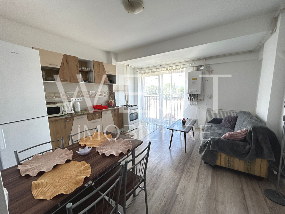 Apartament 2 camere! Mobilat ,utilat! Parcare cu CF!Zona Mega Image !