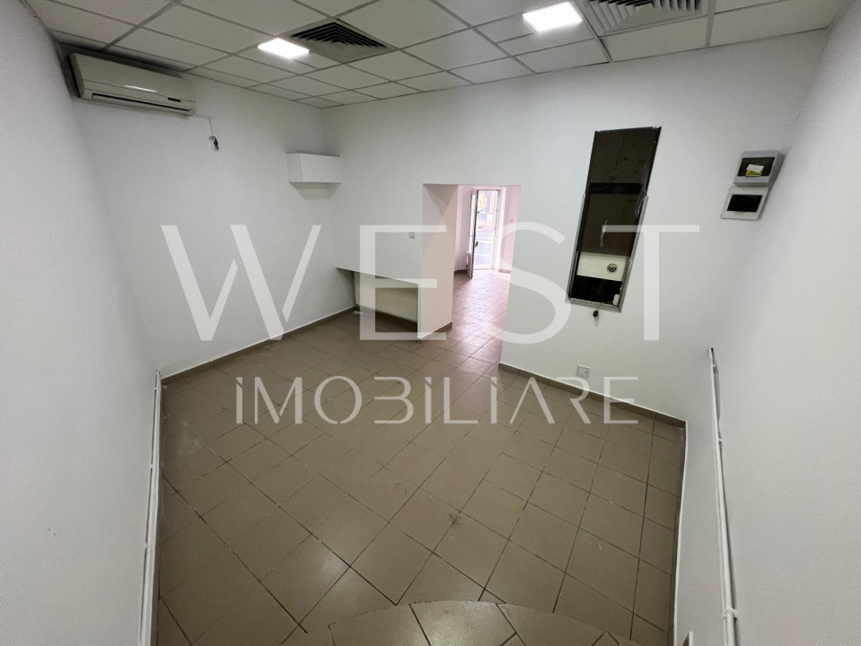 Spatiu comercial in CF! 45mp utili! Central/Motilor/Piezisa! Finisat!
