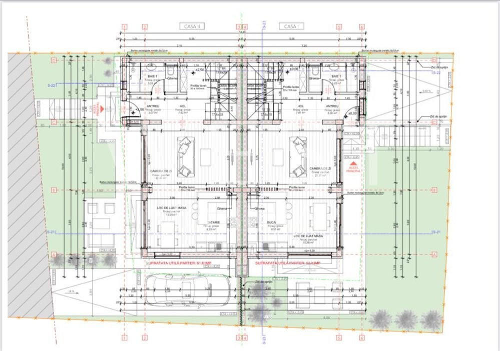 Casa tip duplex 4 camere+Garaj,182mp utili+gradina!Zona Cetatea Fetei!
