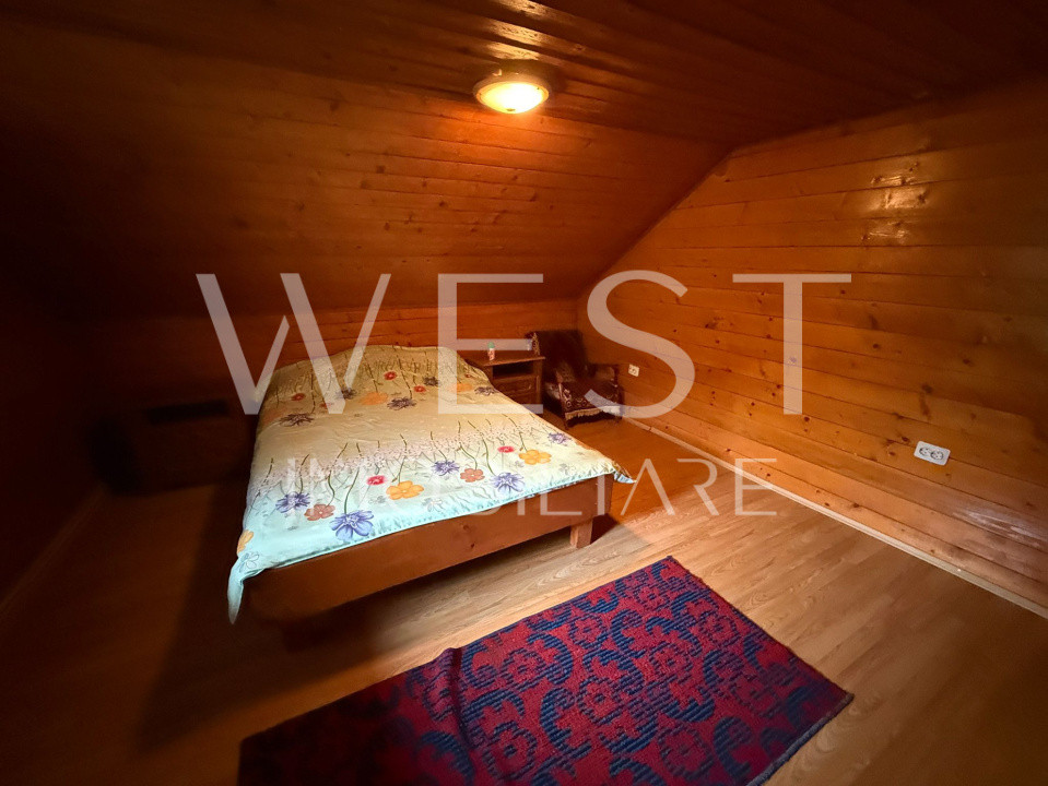 Cabana 5 dormitoare, centrala pe lemne, utilata, Muntele Baisorii