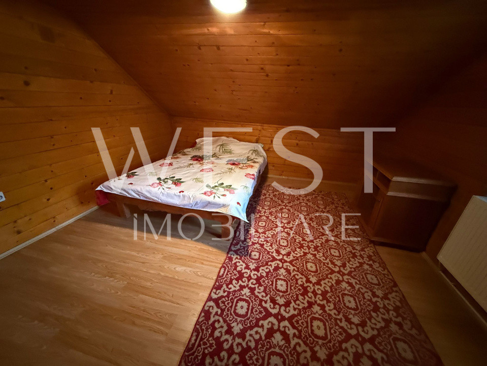 Cabana 5 dormitoare, centrala pe lemne, utilata, Muntele Baisorii