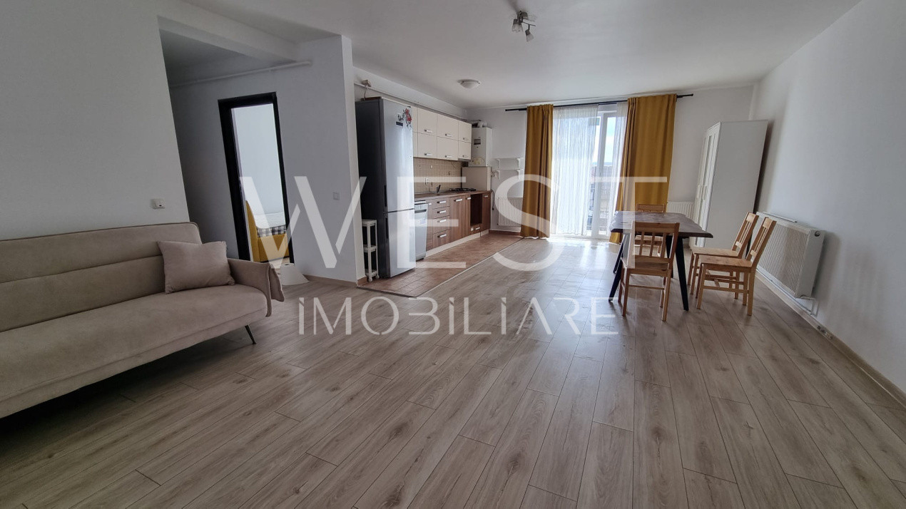 Apartament 2 camere, mobilat, utilat, 58 mp, balcon, zona Florilor