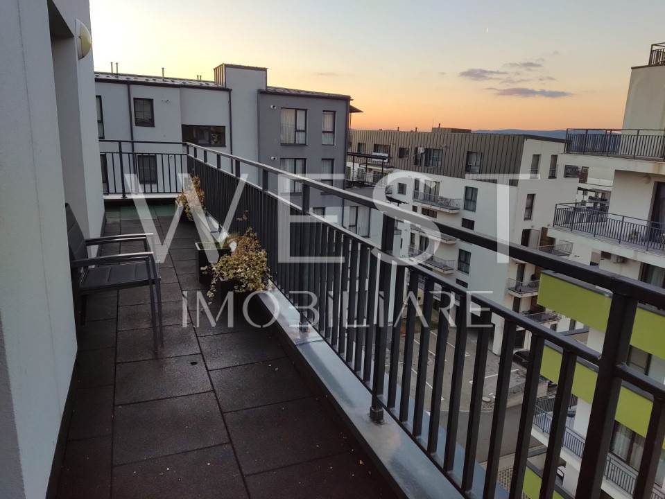 Apartament 2 camere, 48 mp, terasa 20 mp, parcare, zona Nicolae Steinhardt