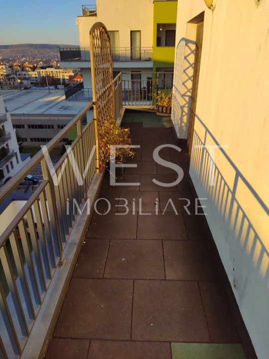 Apartament 2 camere, 48 mp, terasa 20 mp, parcare, zona Nicolae Steinhardt