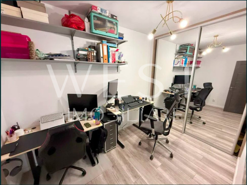  Apartament 2 camere + birou | 57 mp + balcon | Buna Ziua | Etaj 1