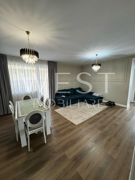 Apartament 3 camere, grădină, mobilat, utilat, parcare, zona Cetății