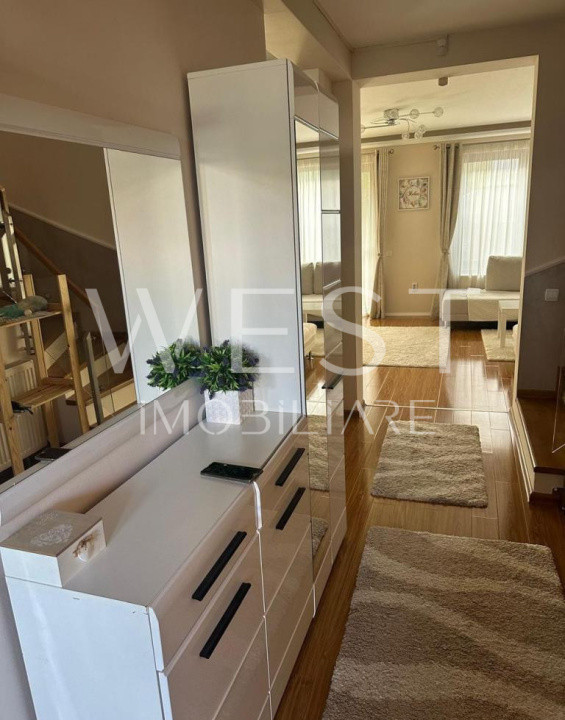 Duplex 5 camere 125mp+250mp curte! Mobilat modern! Strada Cetatii! 
