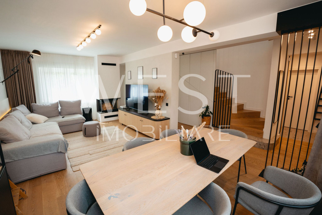 Casa superfinisata si utilata, 4 camere, 120 mp, Aleea Muzicii, Europa