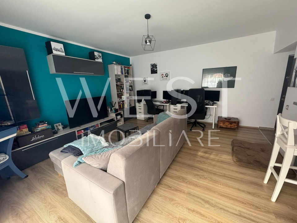 Apartament 2 camere, 56 mp, terasa, mobilat, utilat, zona Vivo
