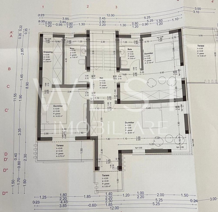 Casa individuala 191mp utili- Terase-  Garaj-  la intrare in Chinteni