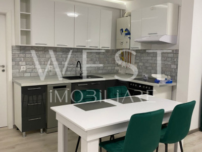 Apartament de închiriat, 3 camere, mobilat, utilat, balcon, garaj 