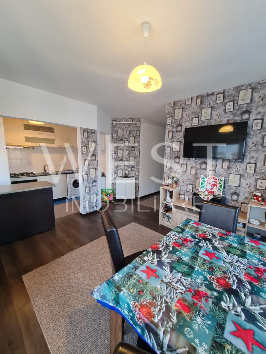 Apartament 3 camere 65 mp mobilat  balcon parcare zona Stejarului