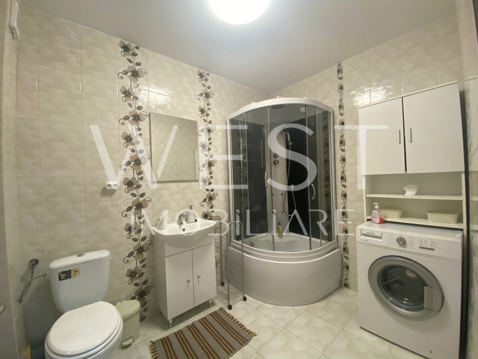 Apartament 2 camere 41 mp, parcare, mobilat si utilat, zona Stejarului