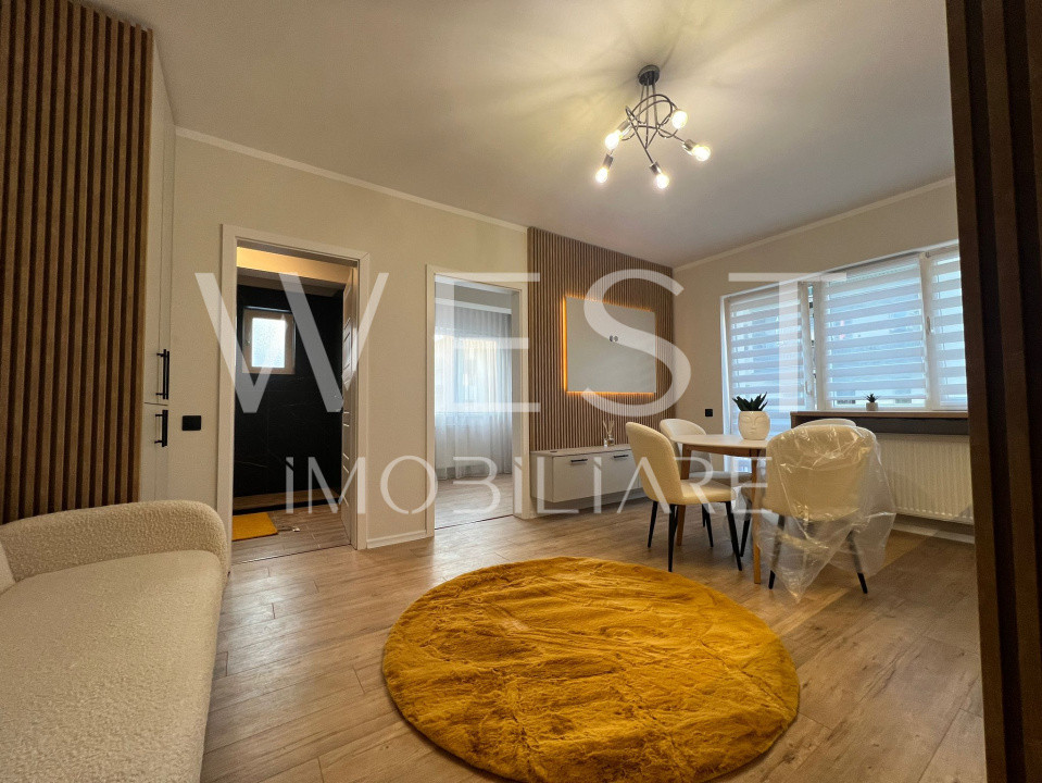 Apartament 3 cam | Ultrafinisat/mobilat | Bloc nou cu CF | Urusagului