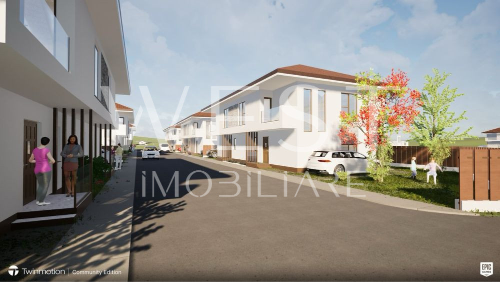 Casa tip duplex 115mp 4 camere! Ansamblu rezidential Zona Muzeul Apei!