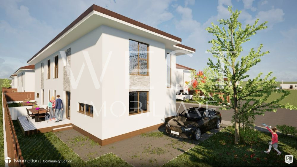 Casa tip duplex 115mp 4 camere! Ansamblu rezidential Zona Muzeul Apei!