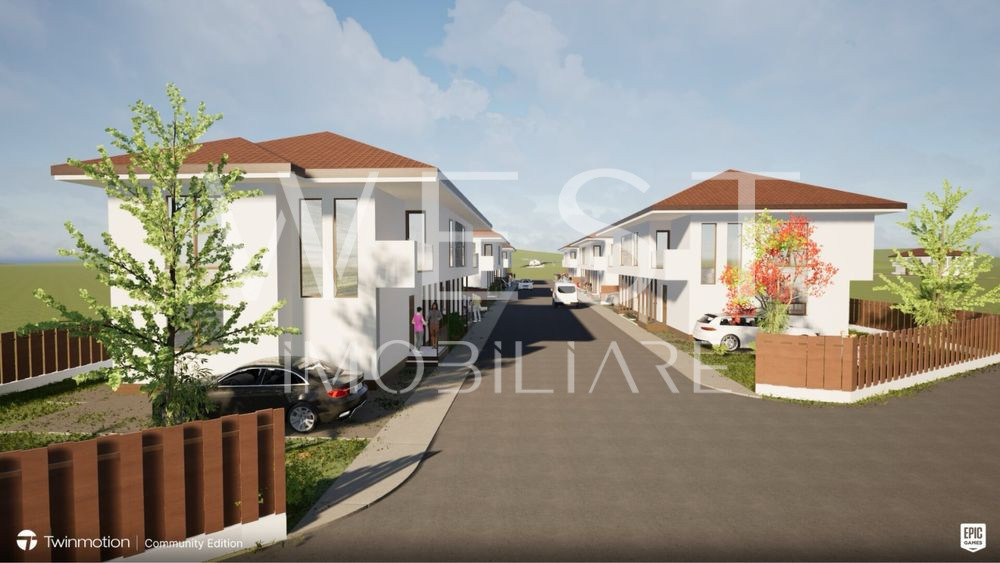 Casa tip duplex 115mp 4 camere! Ansamblu rezidential Zona Muzeul Apei!