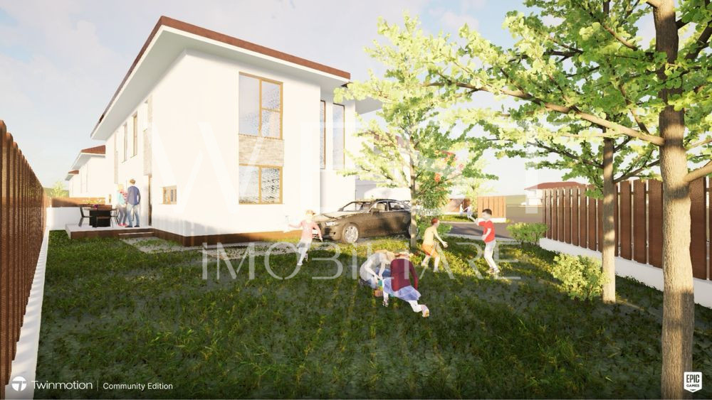 Casa tip duplex 115mp 4 camere! Ansamblu rezidential Zona Muzeul Apei!