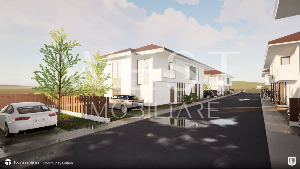 Casa tip duplex 115mp 4 camere! Ansamblu rezidential Zona Muzeul Apei!