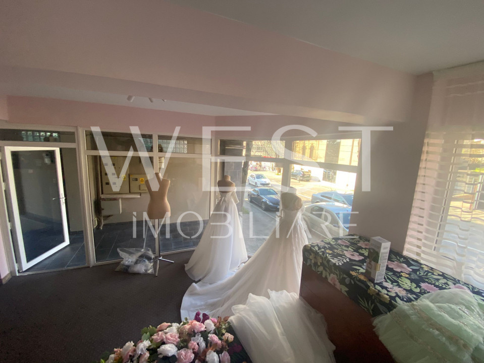 Spațiu Magazin cu Vitrină mare | 87 m2 | Zona CIPARIU