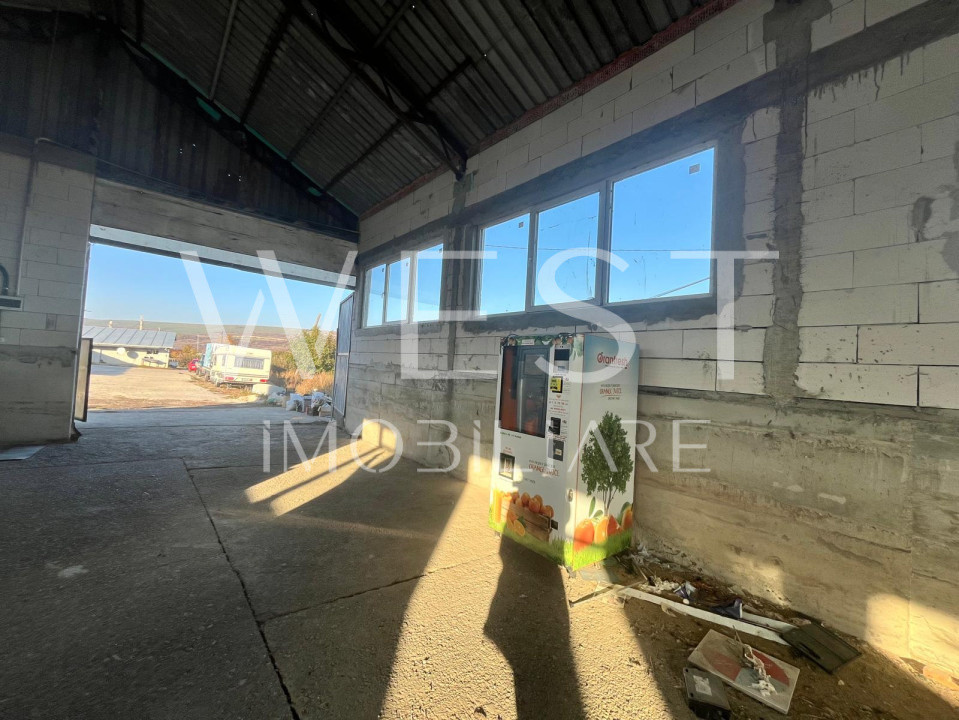 Hală zidita | 200mp | Înălțime 7m | Depozit + Office | zona OAȘULUI