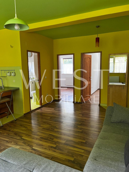 Ap 3 Cam Floresti decomandat 53mp, gradina, mobilat/utilat, parcare