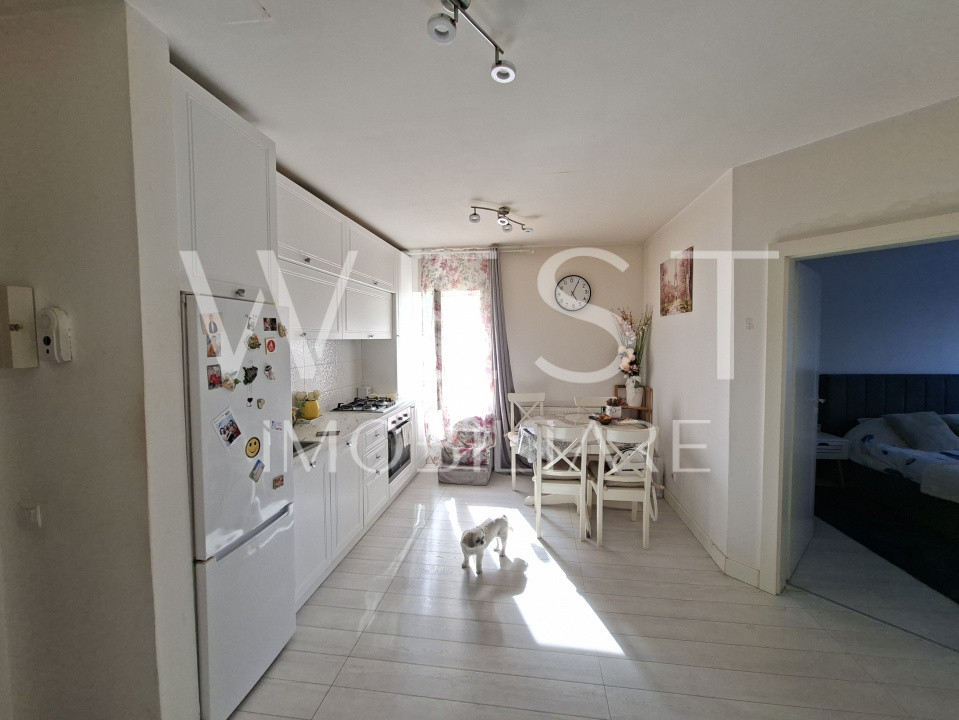 Ap 3 camere Mobilat Utilat, 46 mp Zona Florilor Floresti