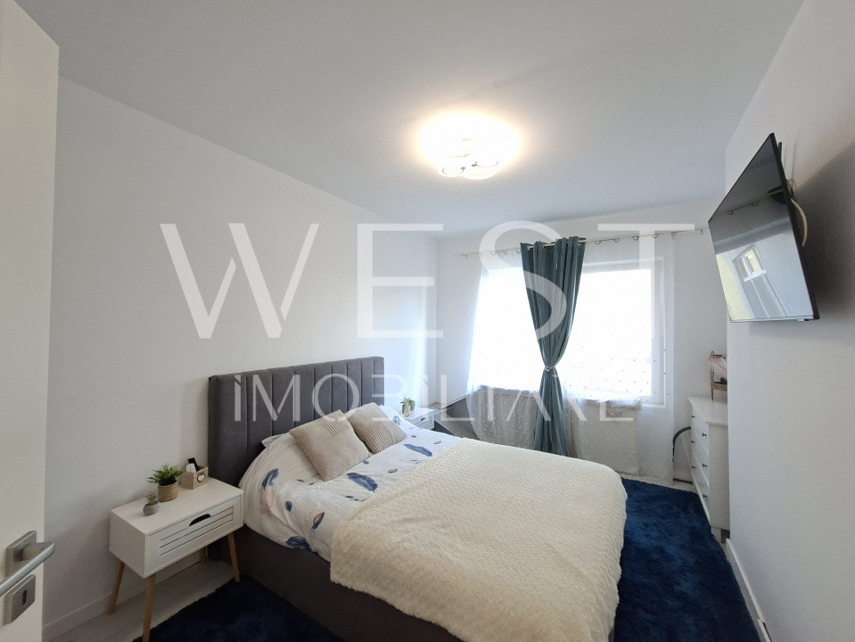 Ap 3 camere Mobilat Utilat, 46 mp Zona Florilor Floresti