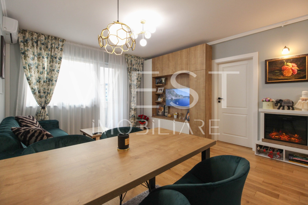 Apartament 3 camere 2 bai! Zona Vivo/Metro! Mobilat modern! Parcare inclusa! 