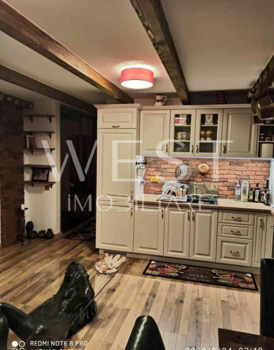 Apartament 2 camere 46mp! Ultra mobilat in stil rustic! Zona Verde! Parcare!