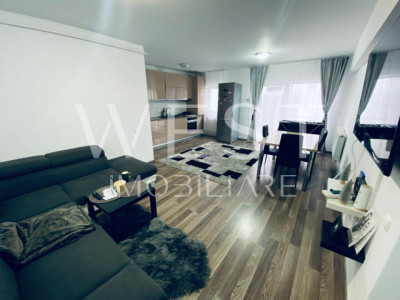Apartament 60mp! Mobilat modern! Terasa! Parcare! Florilor langa Jisk!
