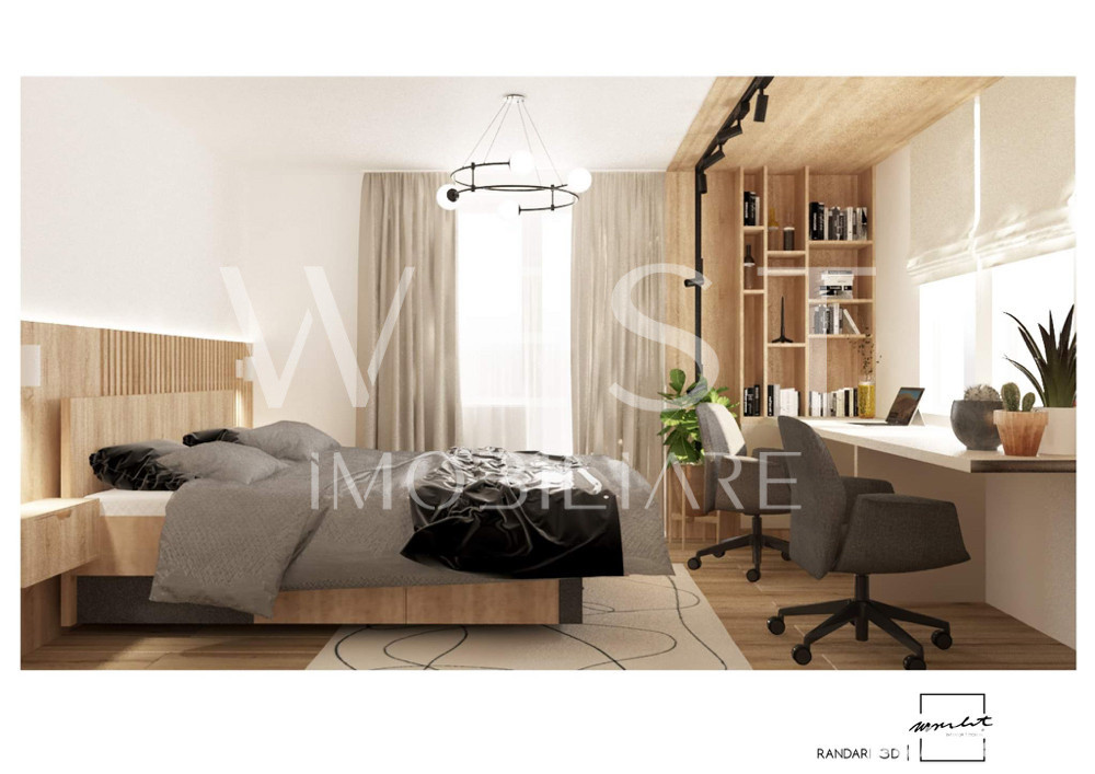 Apartament 3 camere 75mp! Semifinisat! Zona Liceului Dumitru Tautan!