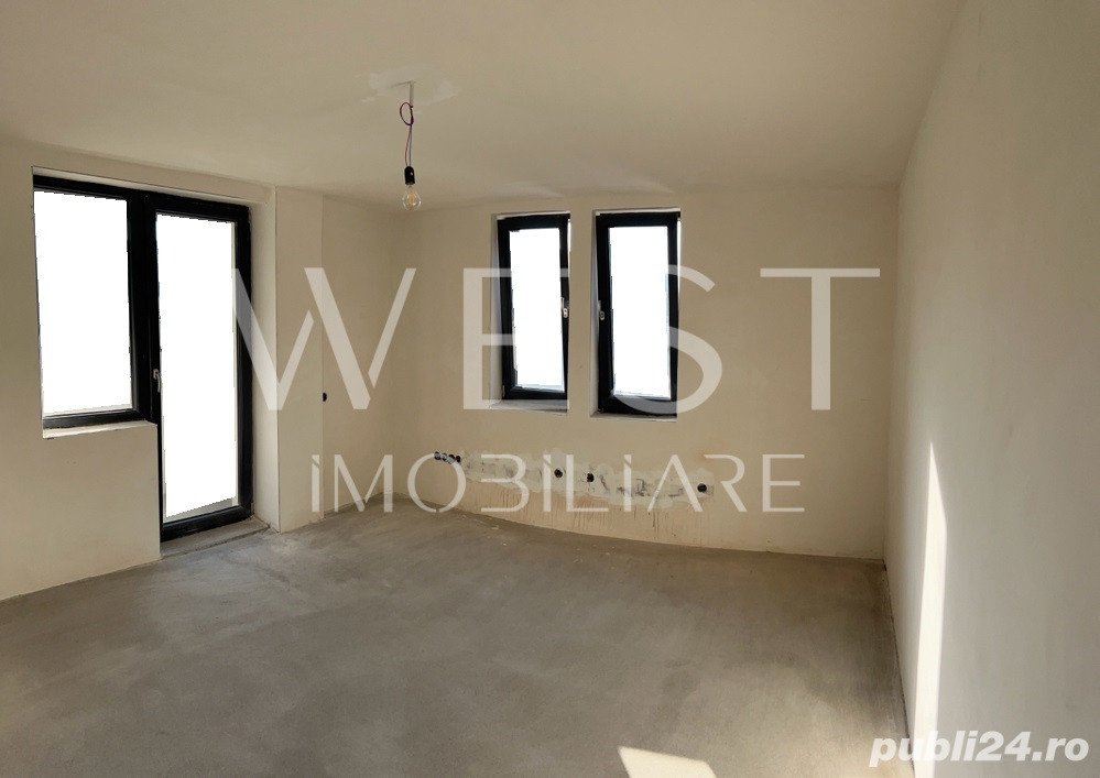 Apartament 3 camere 75mp! Semifinisat! Zona Liceului Dumitru Tautan!