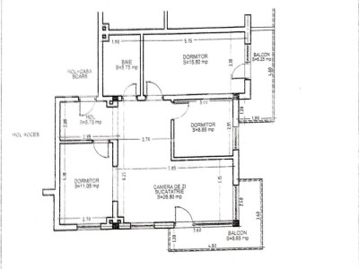 Apartament 4 camere 74mp! 2 Parcari cu CF! Mobilat/Utilat! Florilor!