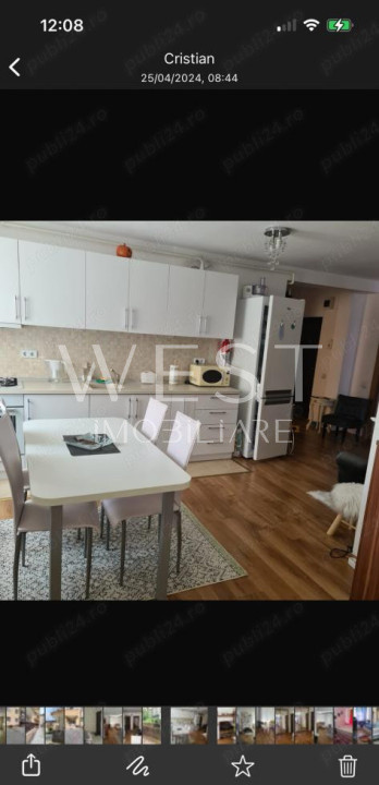 Apartament 4 camere 74mp! Mobilat si Utilat! 2 parcarei incluse! Zona Florilor!