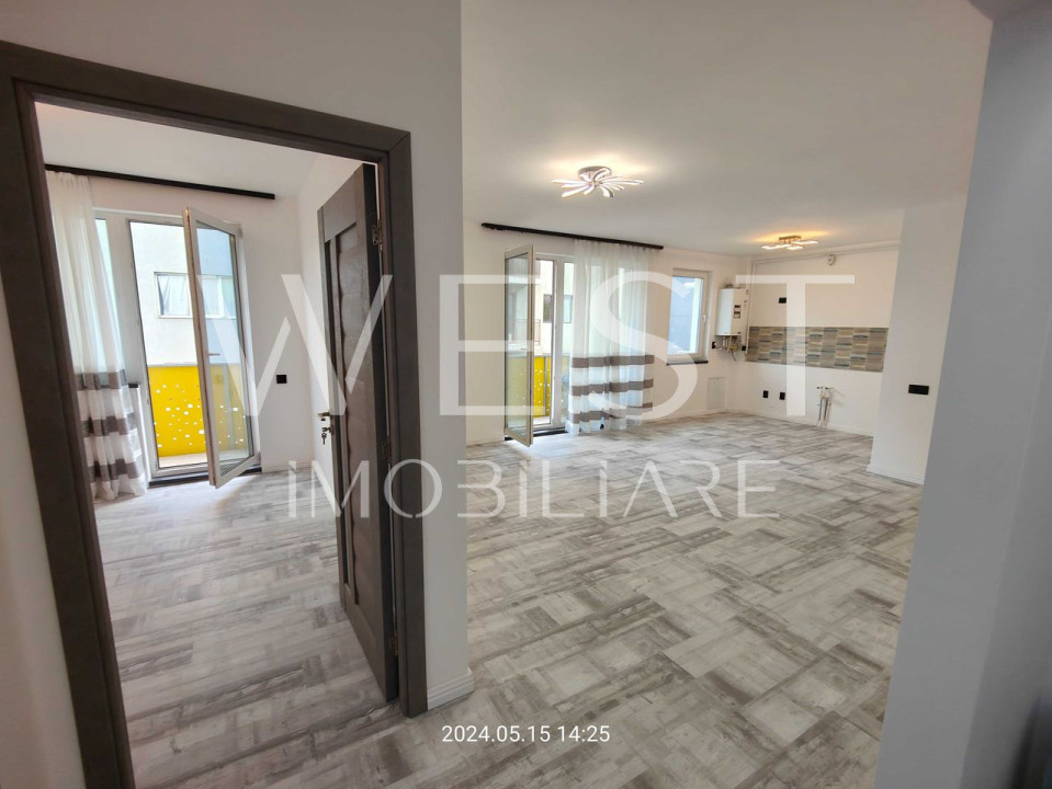 Apartament 2 camere 53mp! Bloc nou cu Cf! Finisat! Etaj intermediar!