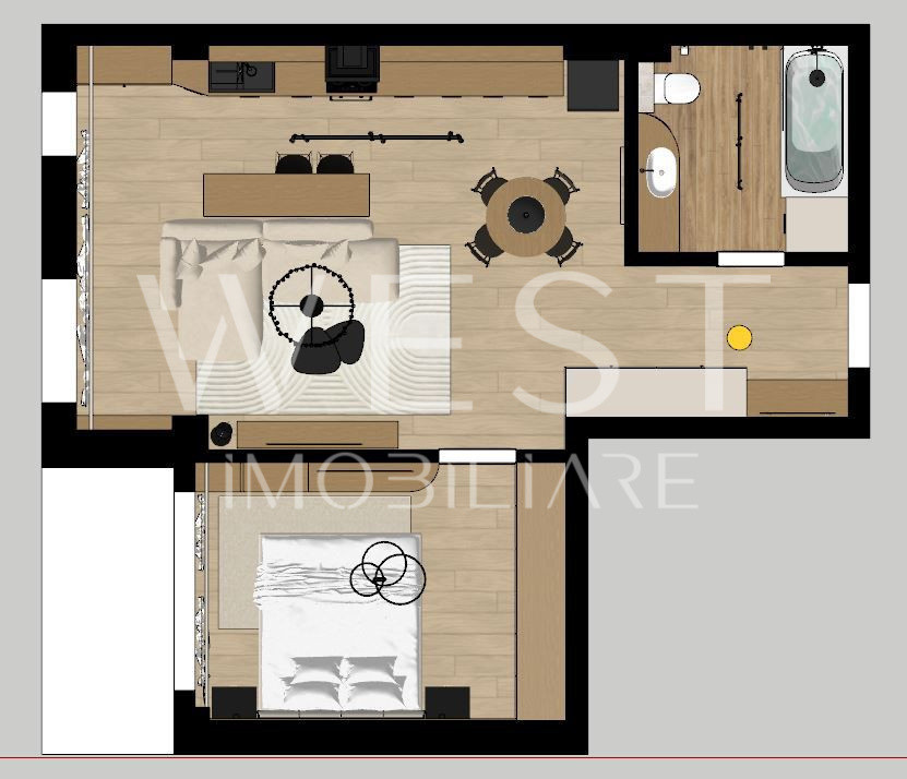 Apartament 2 camere 54mp+terasa! Finisat! Bloc nou! Parcare subterana!