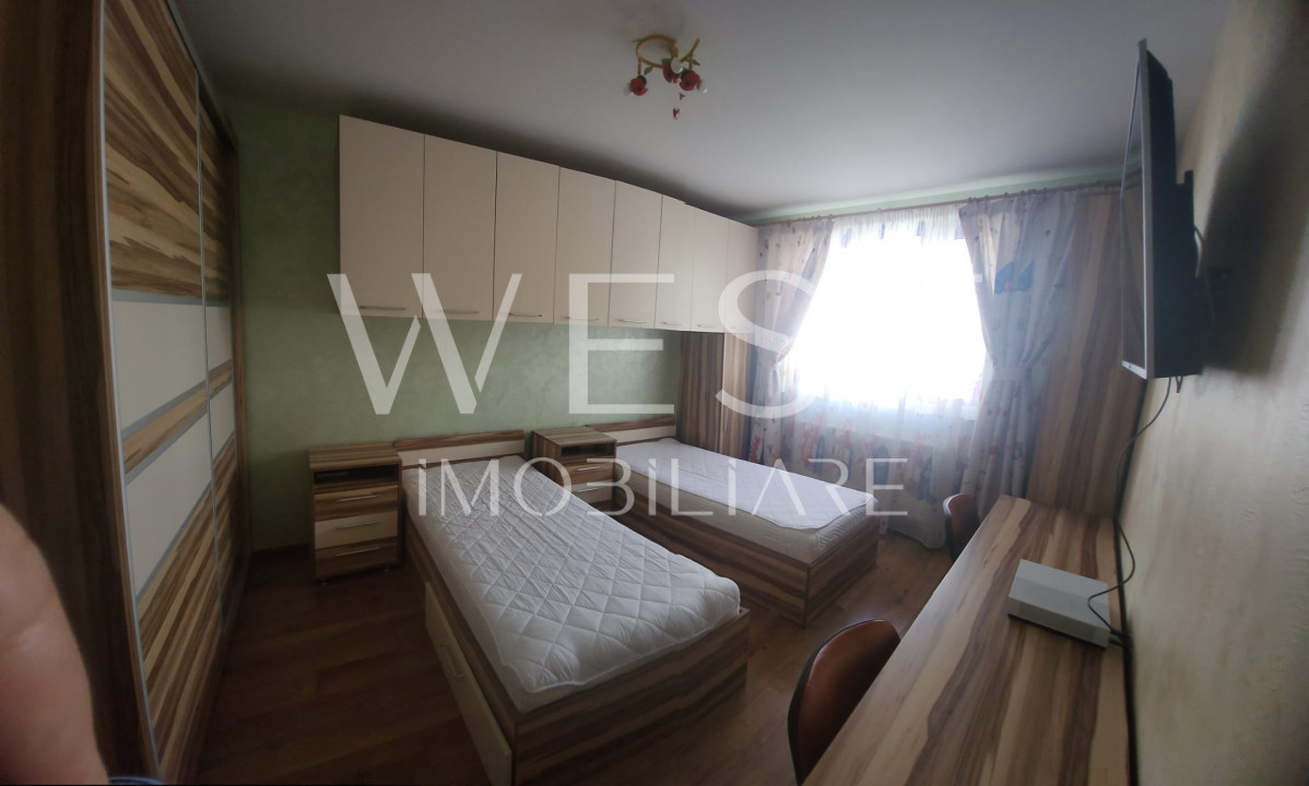Apartament 3 camere 63mp mobilat! Etaj intermediar! Zona Tineretului! Parcare!