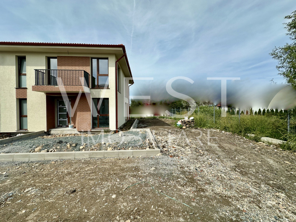 Casa NOUA 120mp util | 350mp TEREN | 5 cam | Chinteni | Semifinisata 