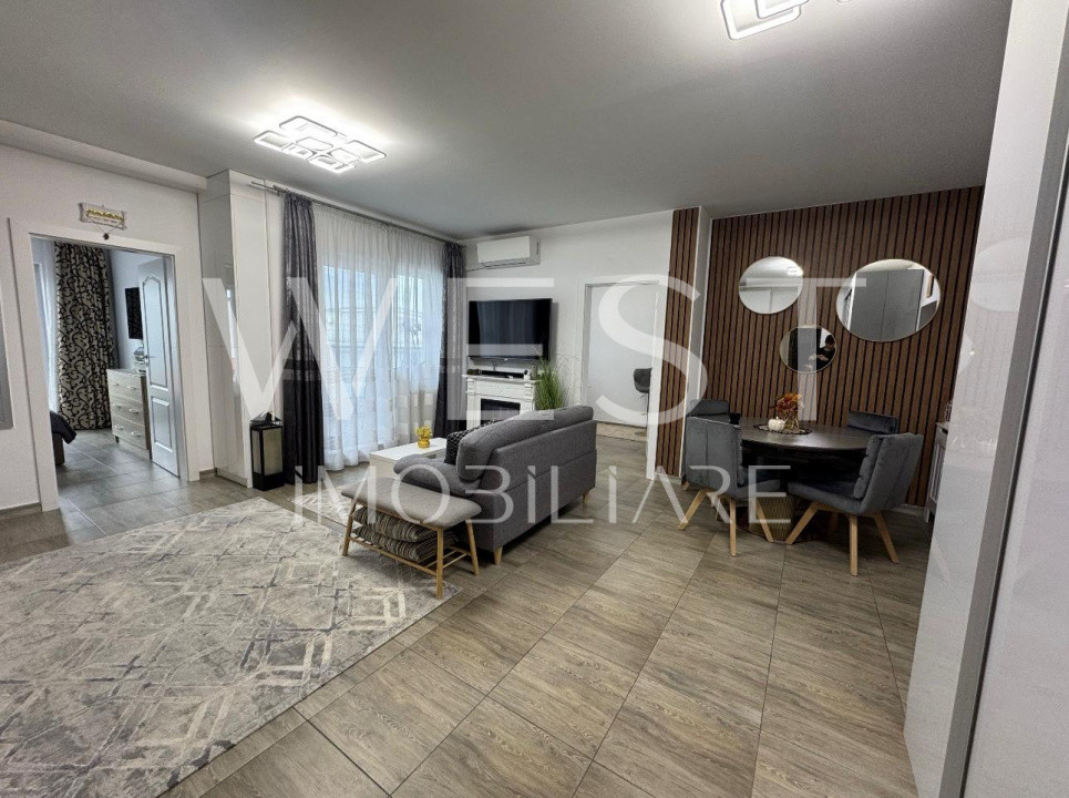 Apartament 3 camere | 54 mp | mobilat | terasa | parcare | zona VIVO